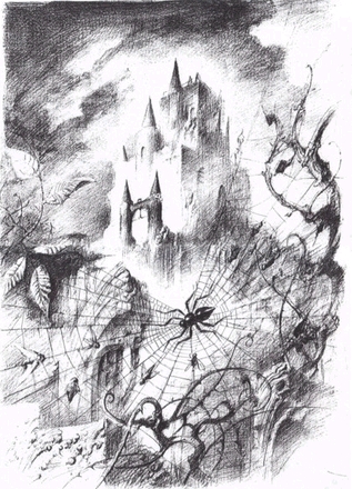 Vampyre Skull by Bruce Pennington