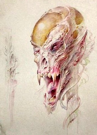 Vampyre Skull by Bruce Pennington